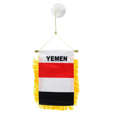 Yemen Mini Hanging Flag